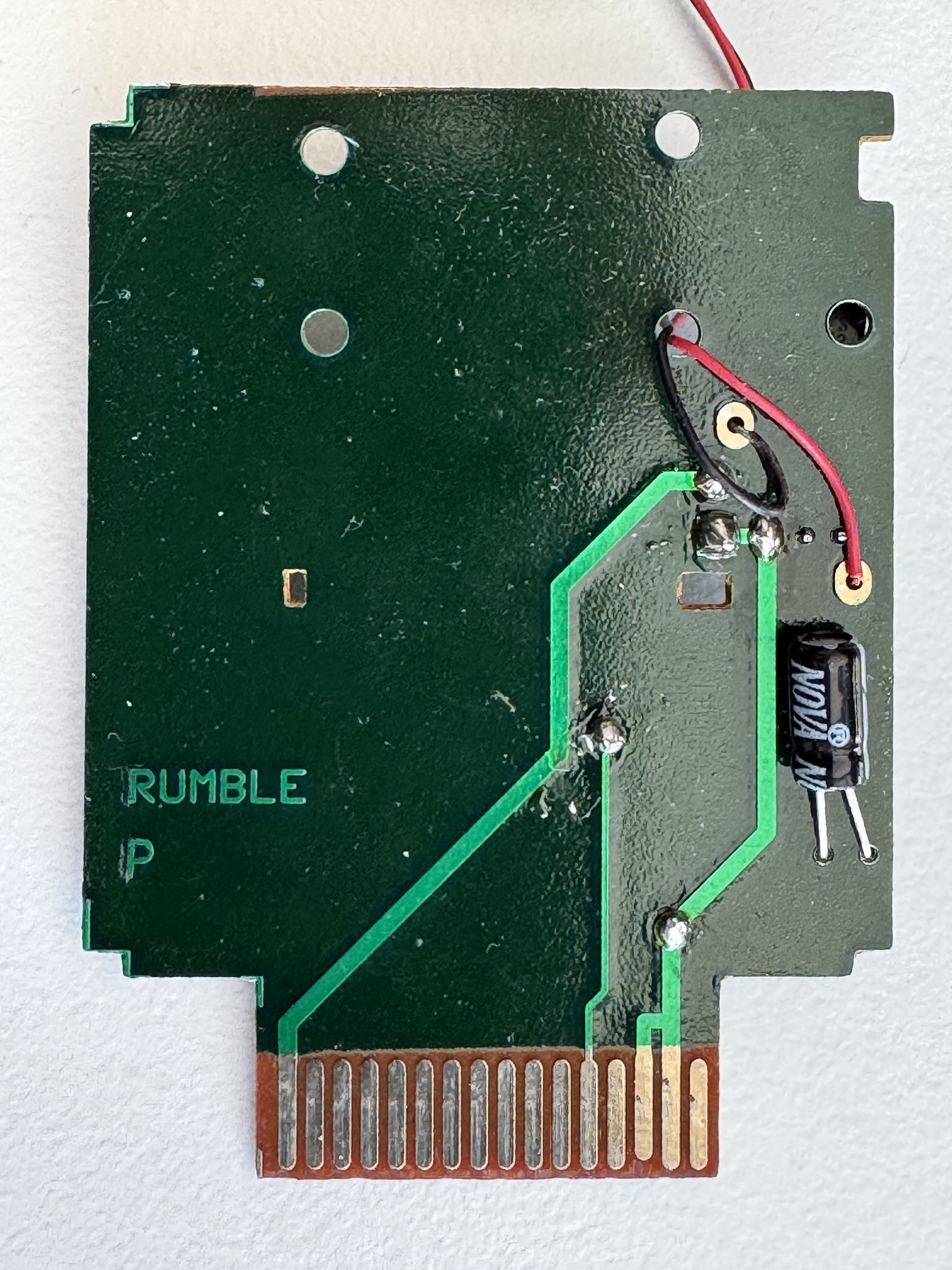 N64 Gamester Rumble Pak PCB Back