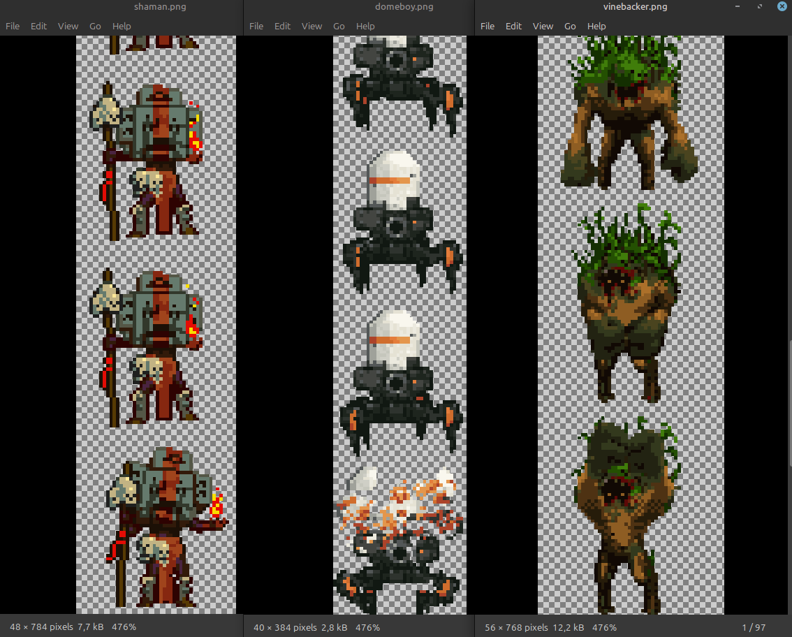 Xibalba 64 Sprite Sheets